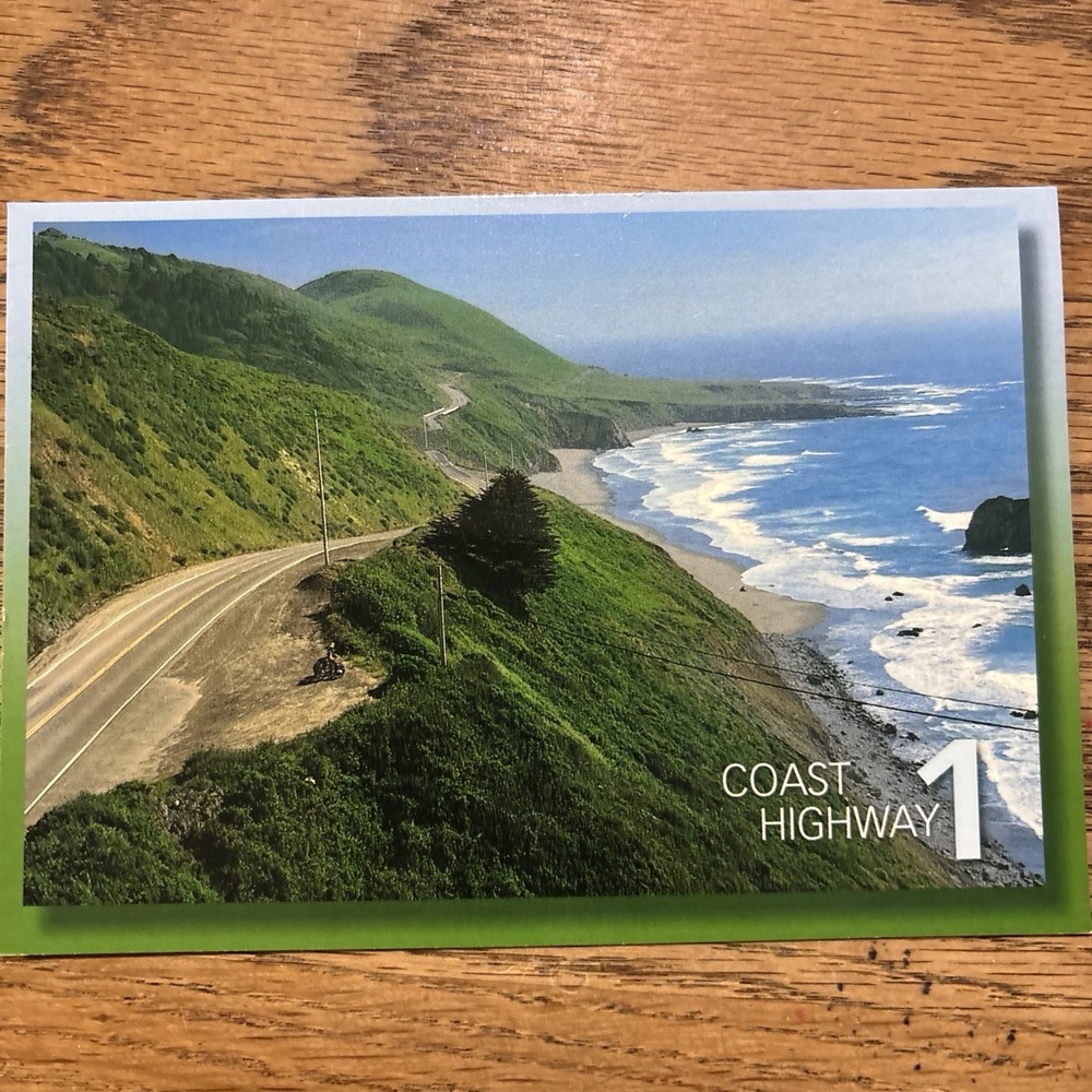 Postcard California Coast Highway 1 40Z